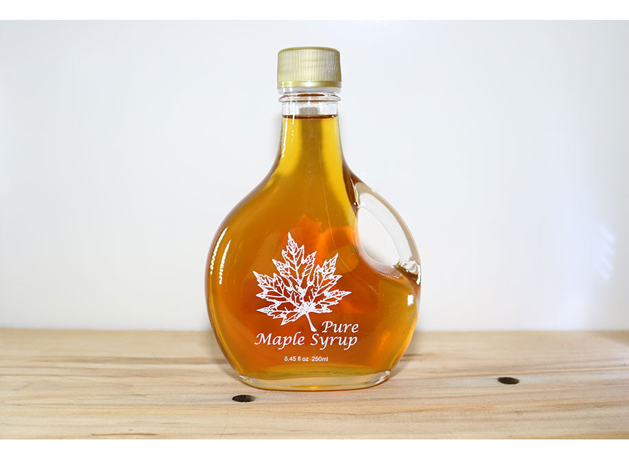 Maple Syrup - Glass Specialty Containers, Deer and Leaf options